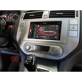 Kit double din Ford Fiesta, Focus, Fusion, Galaxy, Kuga, S-Max et Transit (argent)
