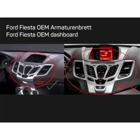 Kit 2 DIN FORD Fiesta (JA8/JR8)