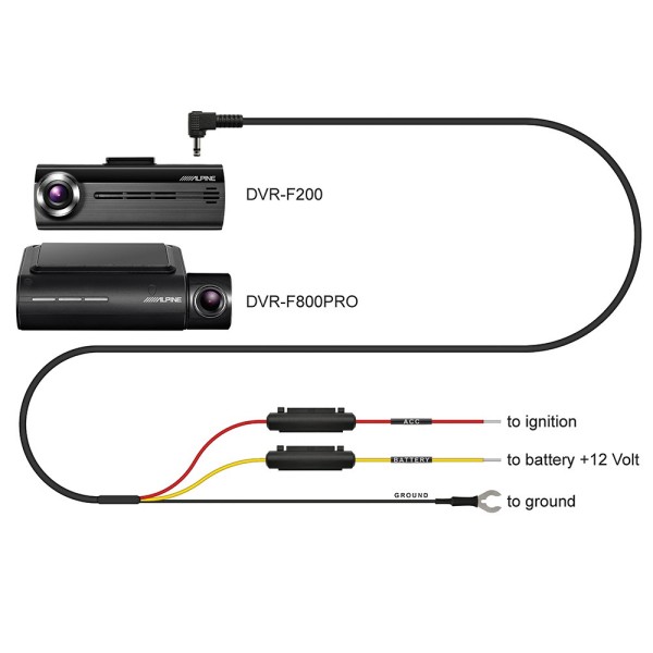 Alpine DVR-F800PRO Dashcam Full HD Wi-Fi GPS Sony STARVIS