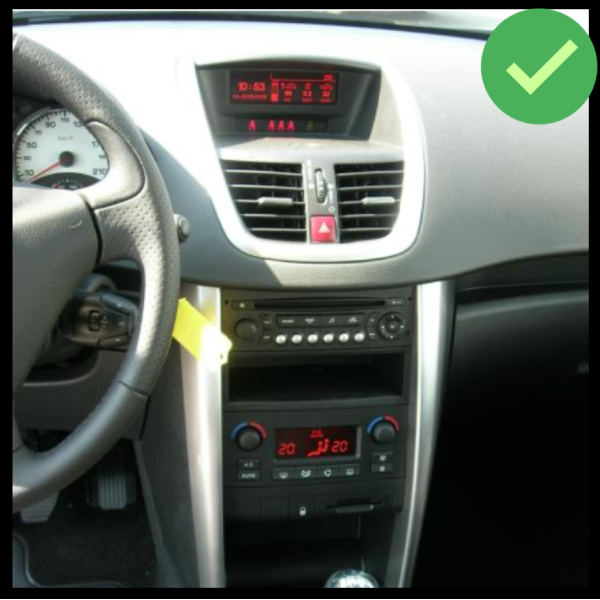 Kit 9 pouces Peugeot 207